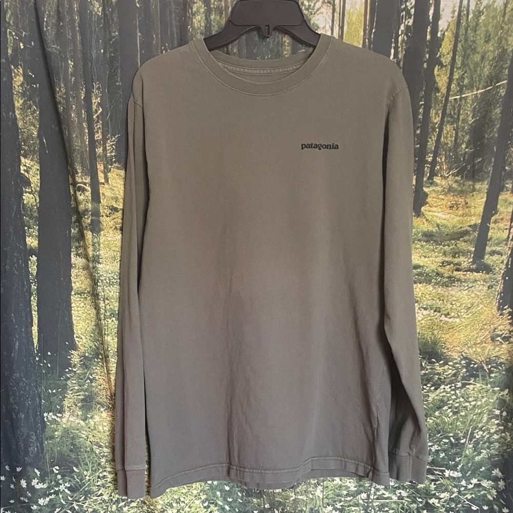 Patagonia Long Sleeve Tee - Forest Green